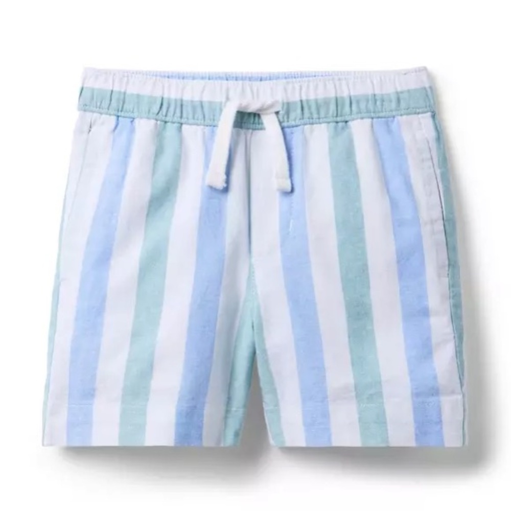Janie and Jack Kids Striped Linen Shorts